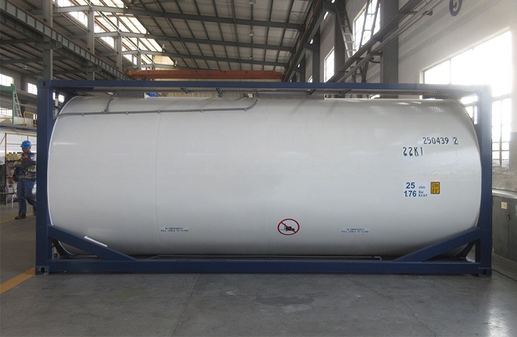 IMDG T4 Standard Steel Material 20ft ISO Fuel Tank Container 26000L Capacity for Safe Diesel and Gasoline Transport