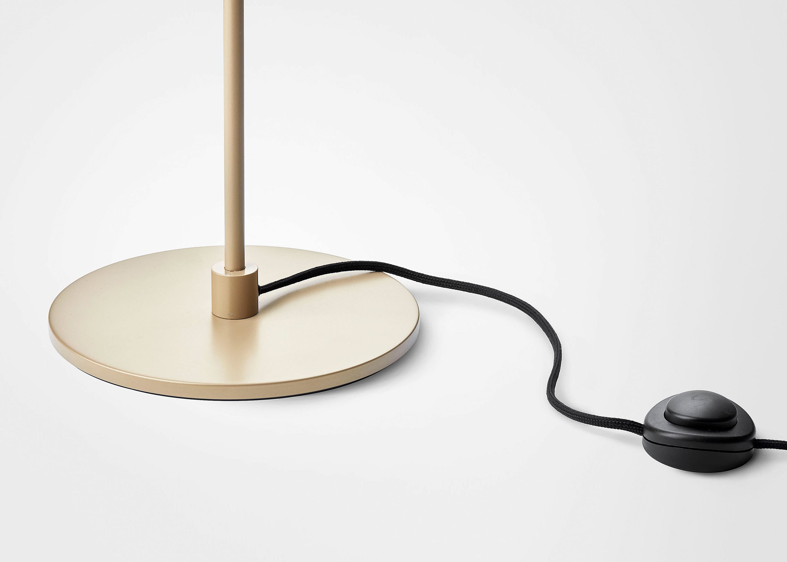 Modern Simple Indoor Led Bedside Hotel Gold Small Glass Table Lamp
