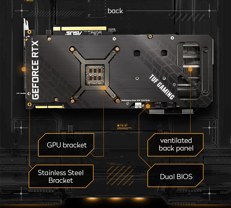 Asus 100% new tuf gaming geforce rtx3080 ti 12g gddr6x pci express 4.0 desktop computer graphics card rtx 3080ti 12g gam