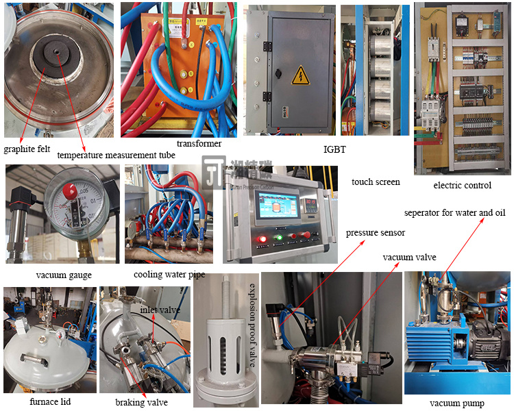Competitive Price 380V Vacuum Graphitization Furnace for Core Metal Processing