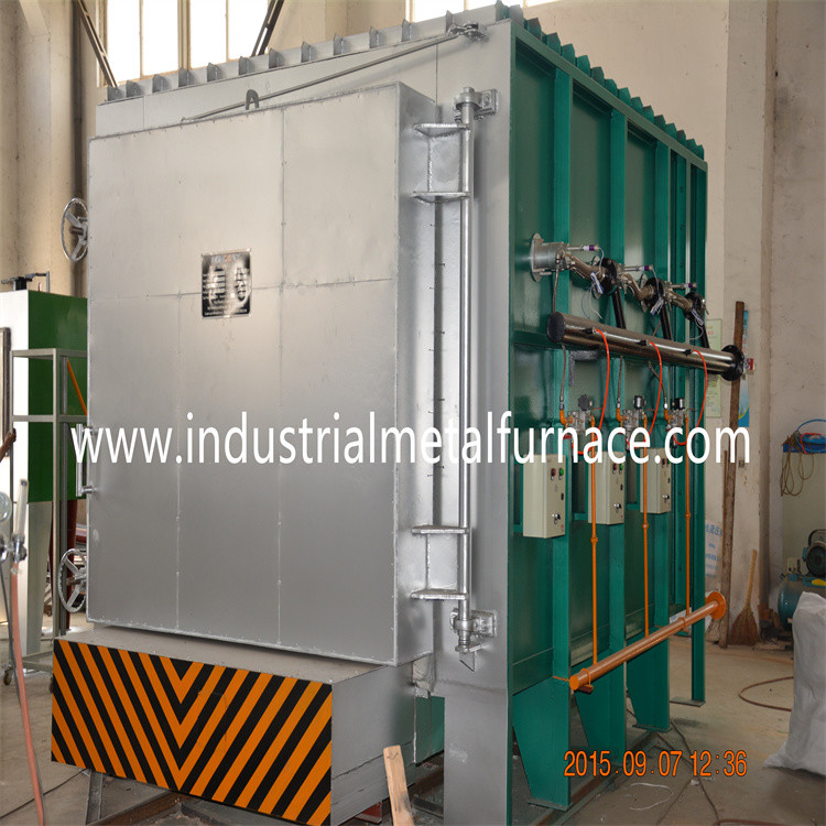 Bogie Hearth Heat Treating Car Bottom Furnaces Equipment Electric 1 Zone 2400×1700×1300mm