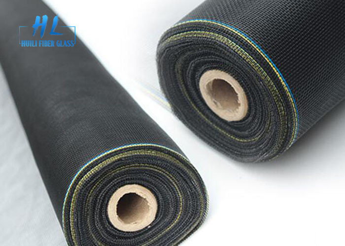 Plain Woven Charcoal Fiberglass Insect Screen For Window And Door