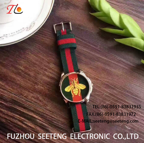 Wholesale Delicate weave Strap Ladies Wrist Watch Fashion Watch AlloyCase Mixed color strap