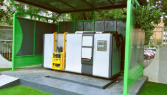 SUS304 800Kg Food Waste To Fertilizer Machine Kitchen Compost Maker Fermentation