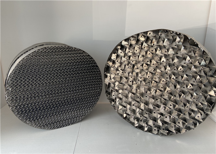 High Performance Liquid Distributor Packed Column Knitted Metal Wire Mesh 125Y