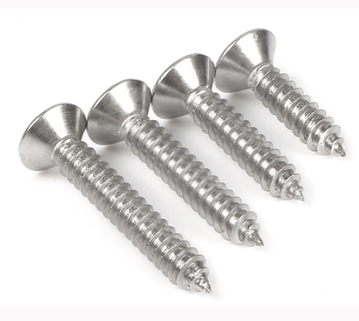SUS304 SUS316 Cross Recessed Countersunk Head Screw GB846 Countersunk Head Tapping Screws