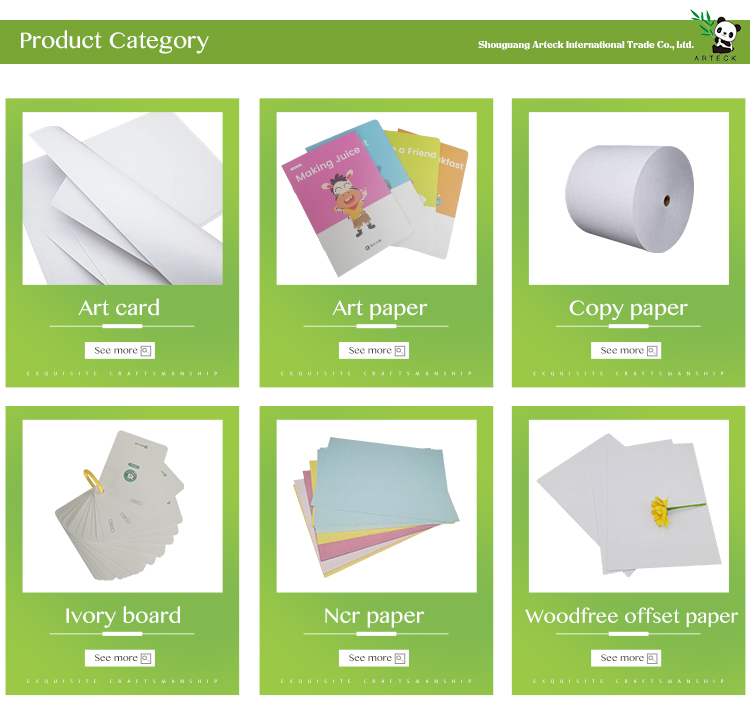 Custom Order C2s Art Paper 80gsm 90gsm 100gsm 150gsm 170gsm 300gsm for Name Card Printing