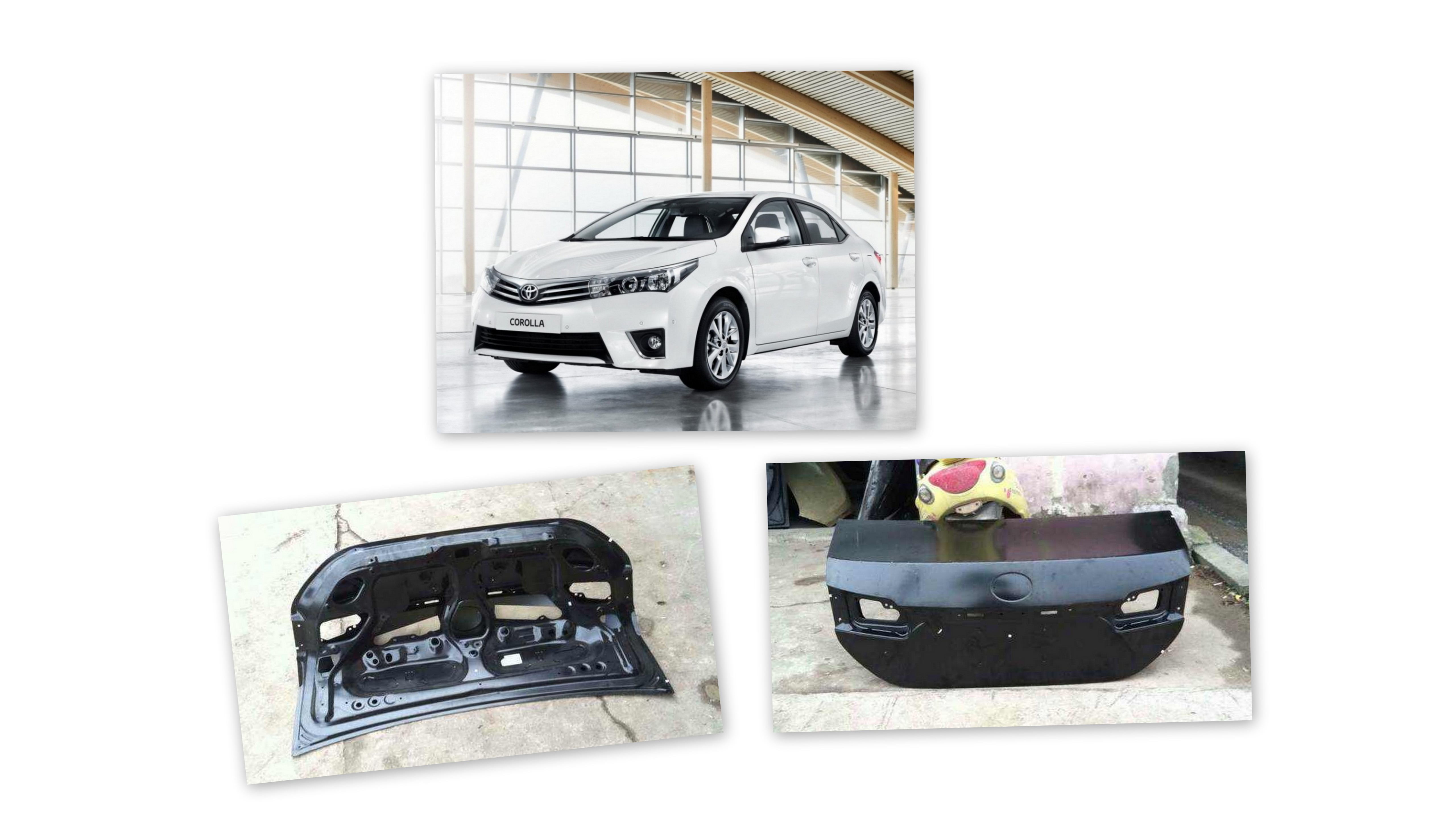 Toyota Automotive Spare Parts Front Car Doors For Corolla 2014 67001-02470 / 67002-02470