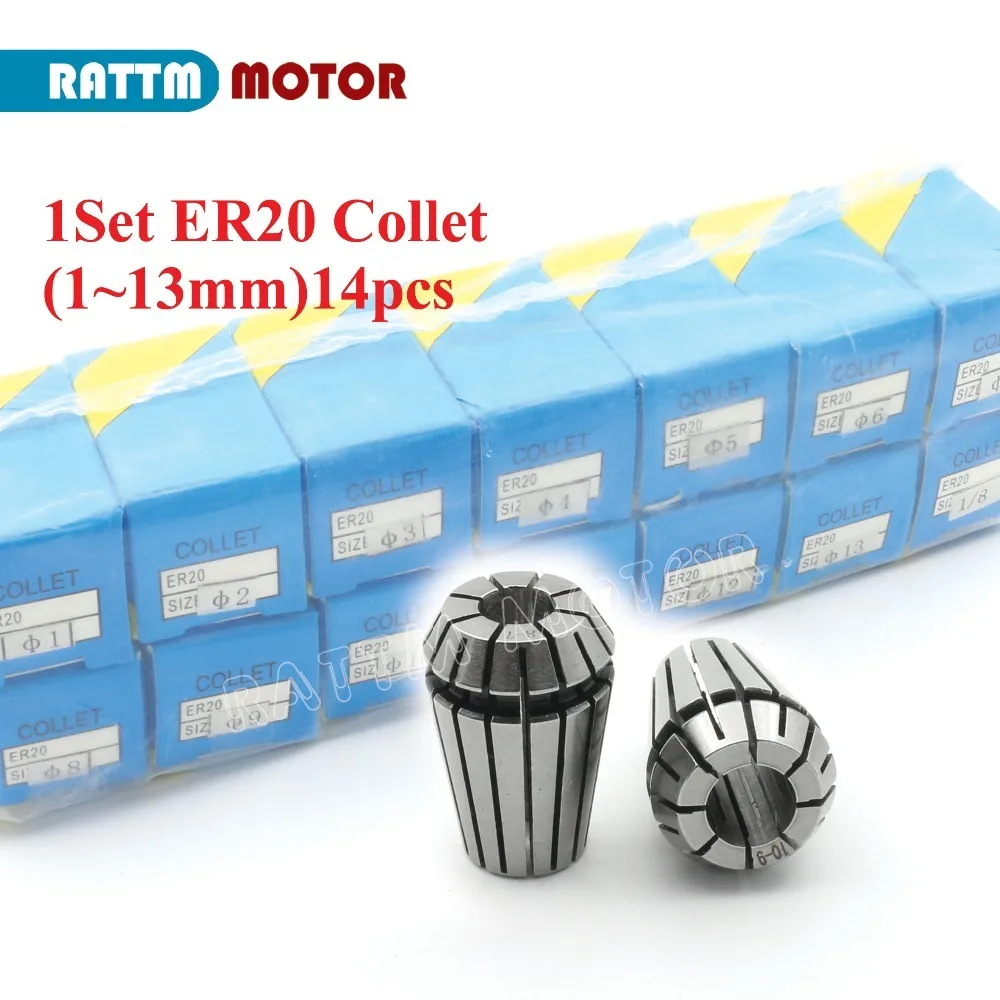 Water Cooled VFD Cnc Spindle Motor Kits 3KW 220V 24000rpm ER20 Collets