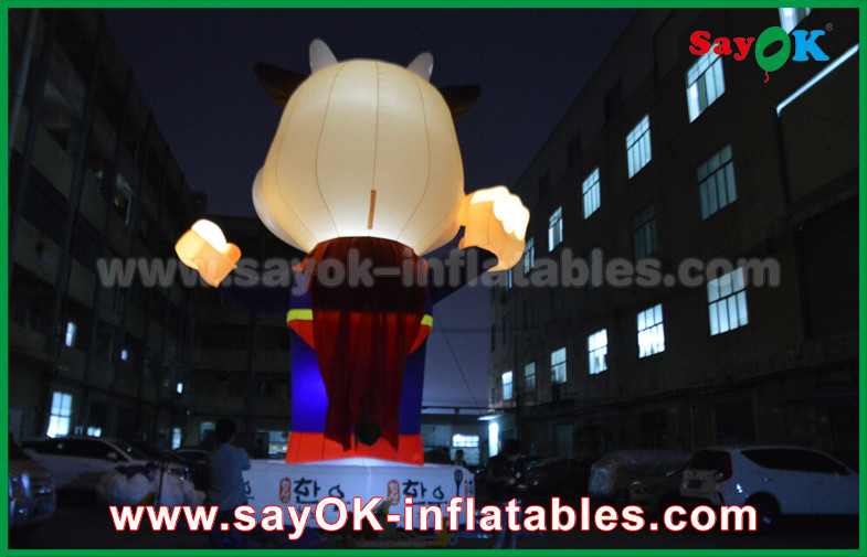 210 D Oxford Cloth Big Inflatable Costume For Advertising 2 - 8m Height