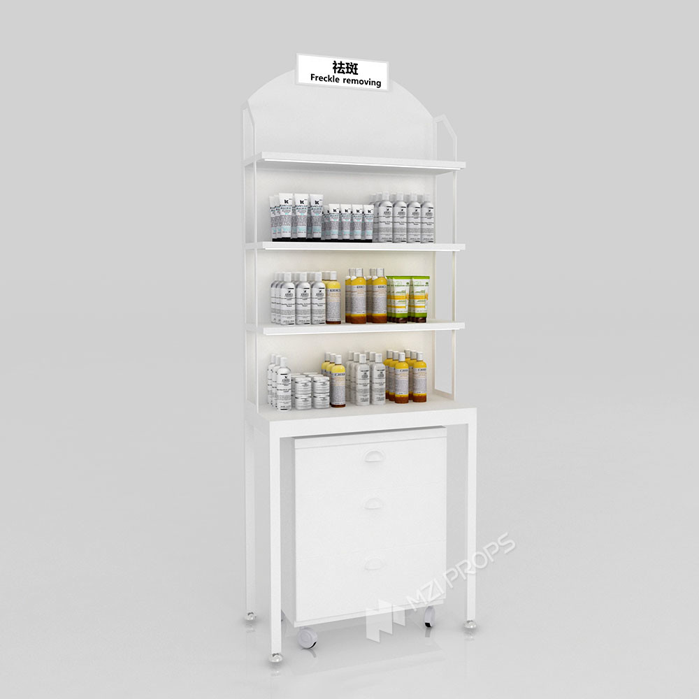 GDR10-TY-K01 Retail Store Display with Round USB Ports and Versatile Display for Mall Booths