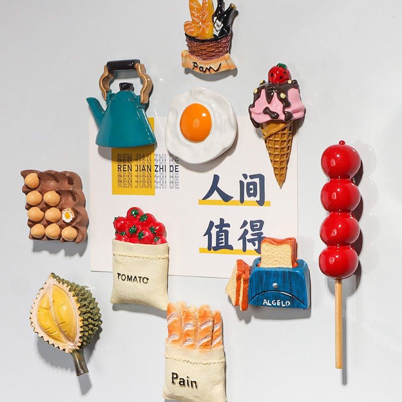 Customized Logo 3D Soft PVC Rubber Fridge Magnets For Fridge Decoration Zinc Alloy Material