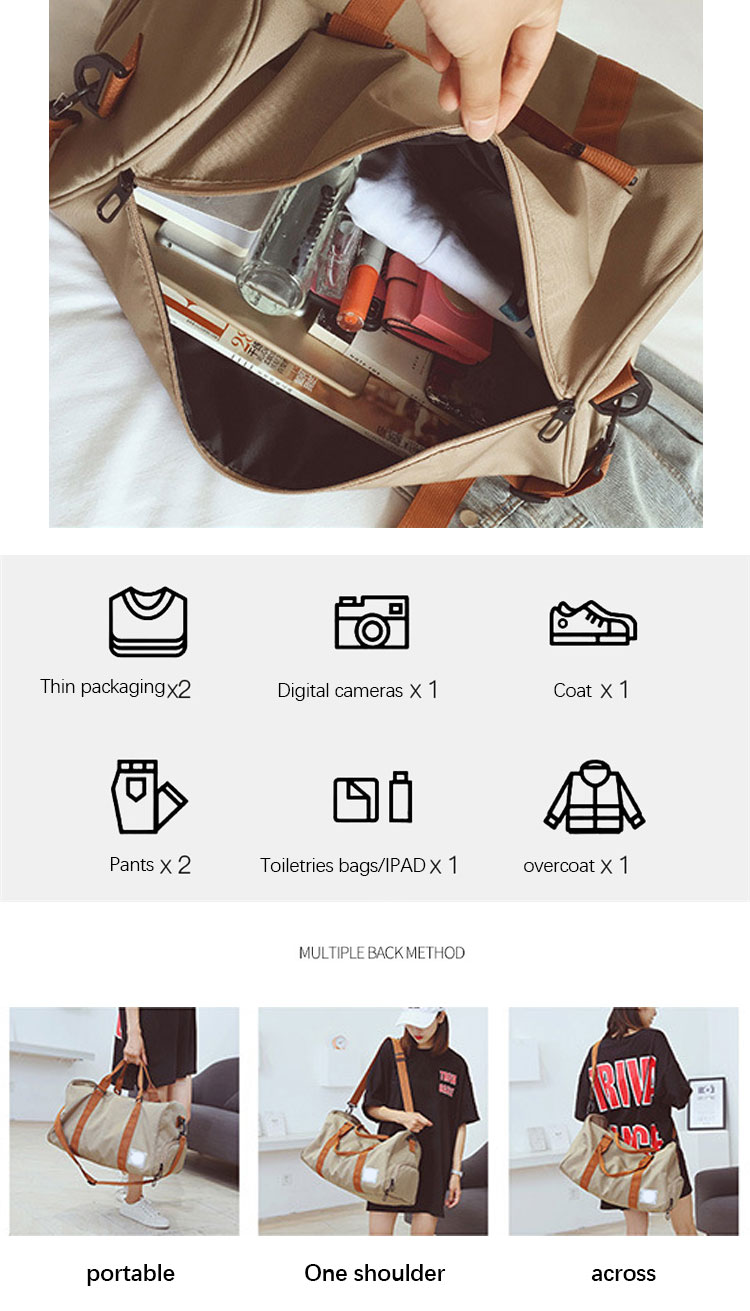 Wholesale Large Outdoor Men Gym Bags Sports Travel Weekend Bags For Shoes Clothes