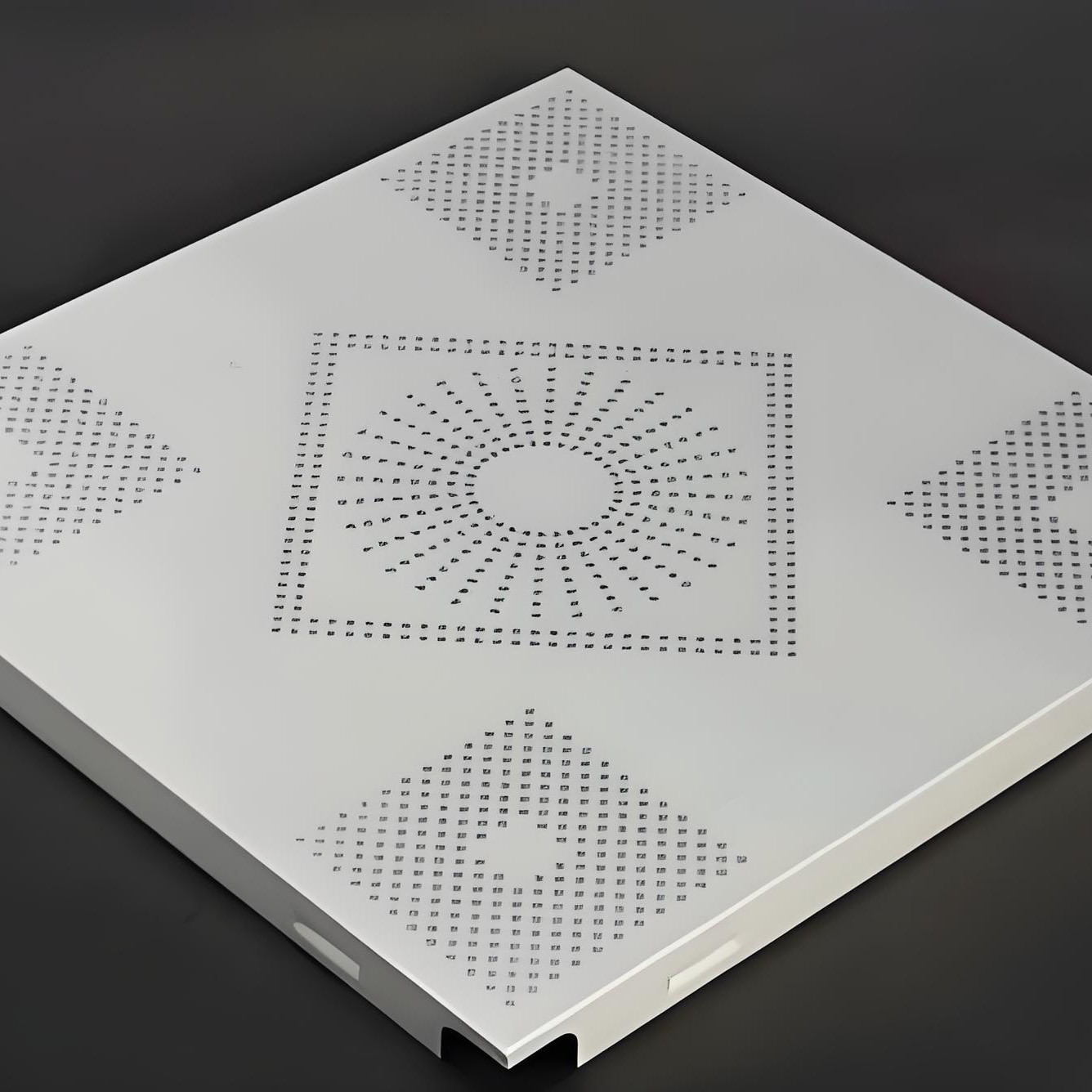 Factory Wholesale Embossed Metal Ceiling Tiles System Soundproof Perforated Gusset Plate Metal Aluminum Ceiling Tiles