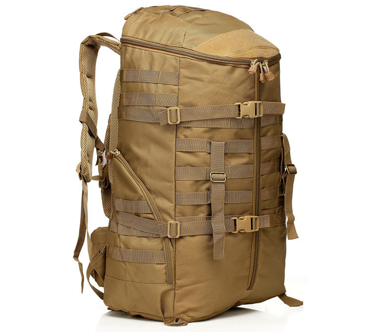 65L Arcuate Shoulder Strap Backpack for Mountaineering and Outdoor Activities