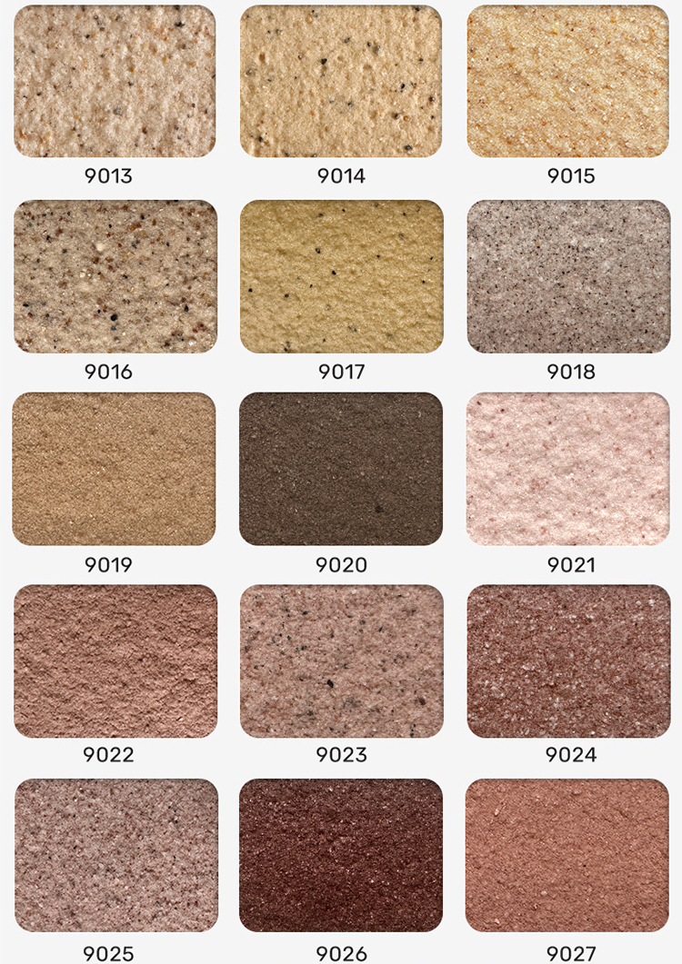 20KG/BUCKET Natural Stone Textured Paint High Adhesion Coating for Outside Wall Paint