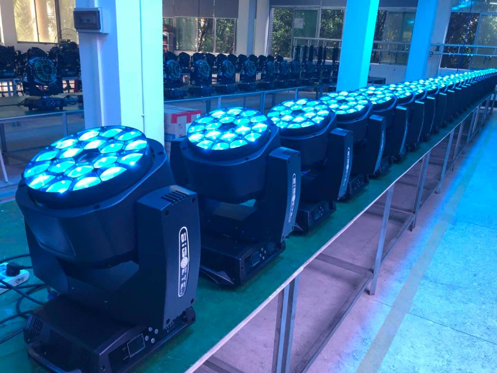 19x15w RGBW 4in1 Bee Eye KTV Nightclub Moving Head Disco Stage Light DJ Bar Party Disco WiFi Remote House Dyeing Light