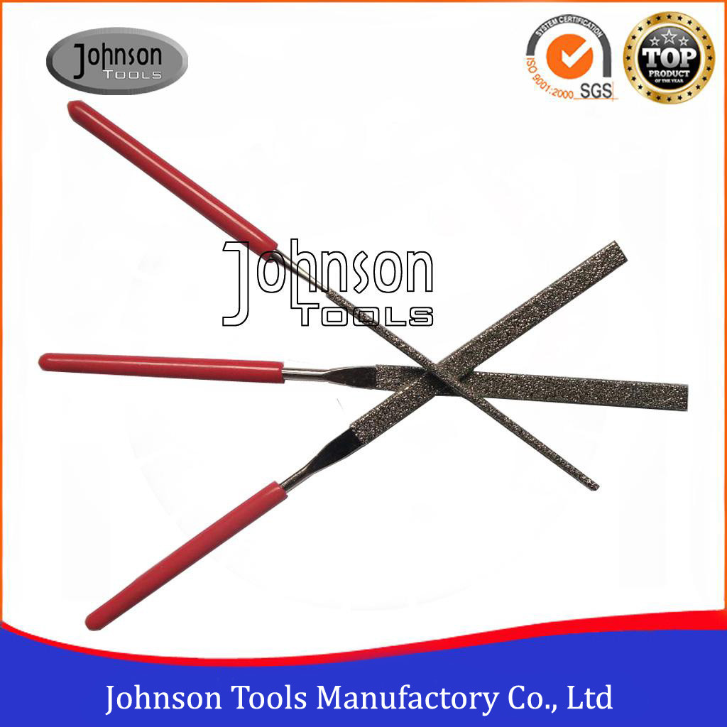 Durable Standard Electroplated Diamond Files Length Of Diamond Coating 70mm