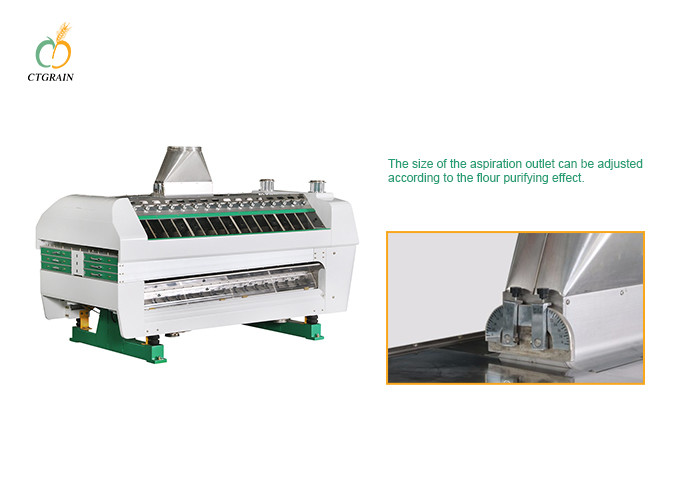 Semolina Purifier 1600kg Per Hour Corn Milling Equipment