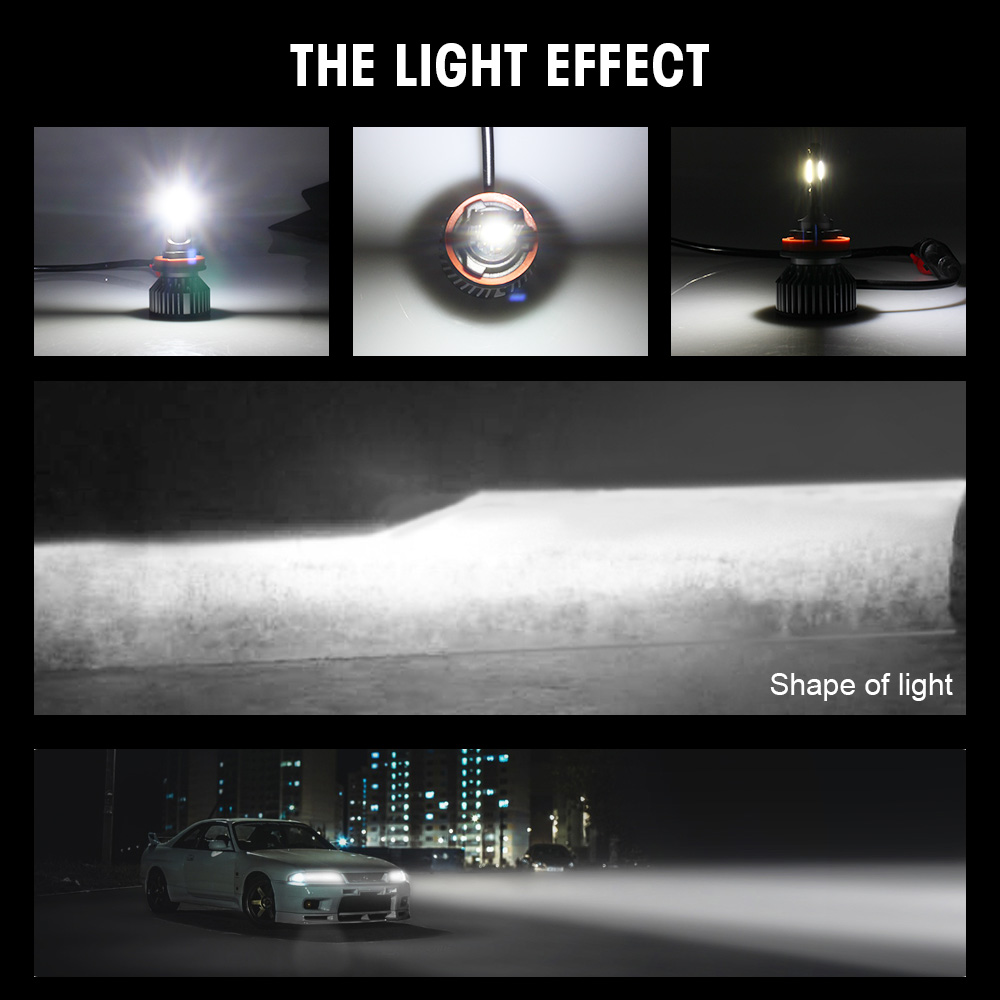 Auto Car Front Led Light Bulb H4 Car LED Headlight Bulbs