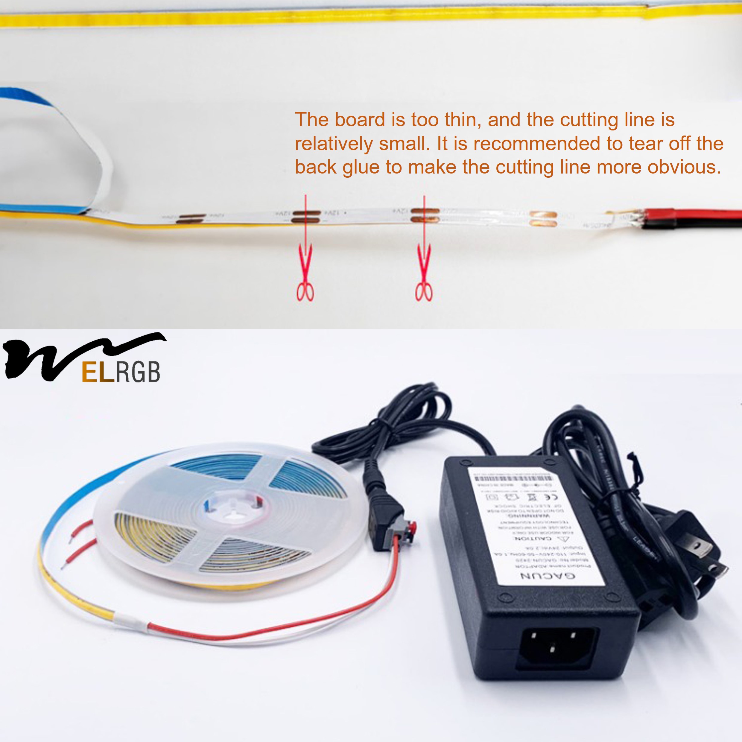 2023 Factory Custom 2.8mm Wide IP65 Waterproof DC12V 24V Digital Smart RGB COB LED Strips Light For Car Home Hotel Dec