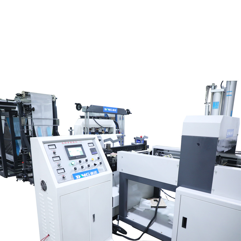 Automatic W Shaped Non Woven Bag Making Machine High Speed
