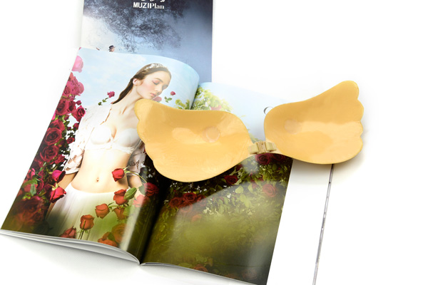  New fashion Strapless silicone adhesive butterfly sticky bra