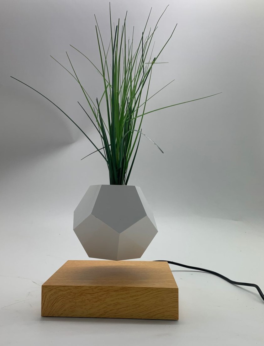 360 rotating little star magnetic levitation Suspension air bonsai vase plant tree flyte