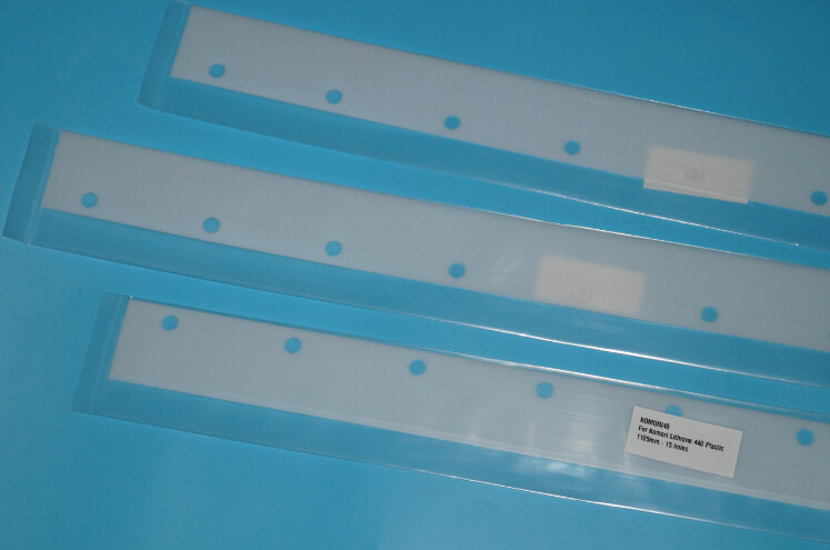 Komori L440 machine wash up blade,1105*50*1mm,15 holes,Komori plastic washup blade,good quality