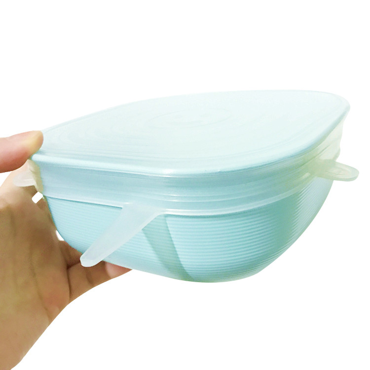 Hot selling food grade silicone bowl covers reusable silicone pan covers
