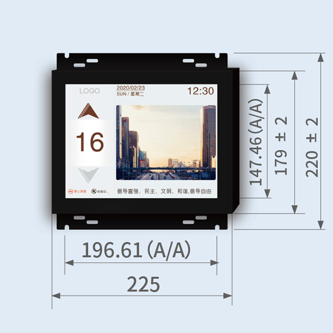 COP Lcd Segment TFT LCD Display Panel Elevator LOP TFT Board Tft Color