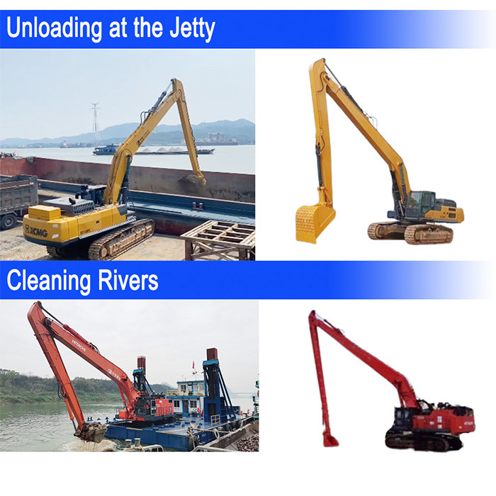 Premium Sale Long Reach Excavator Booms With Bucket For Excavation Excavator Long Arm Long Boom long reach excavator boom excavator boom arm