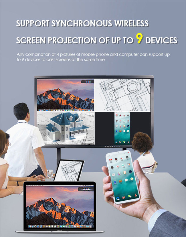 110In Interactive Flat Panel 4096px Interactive Panel For Classroom