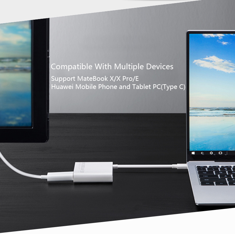 Huawei Matedock 2 Docking Station Multi Function Adapter Outputs USB VGA