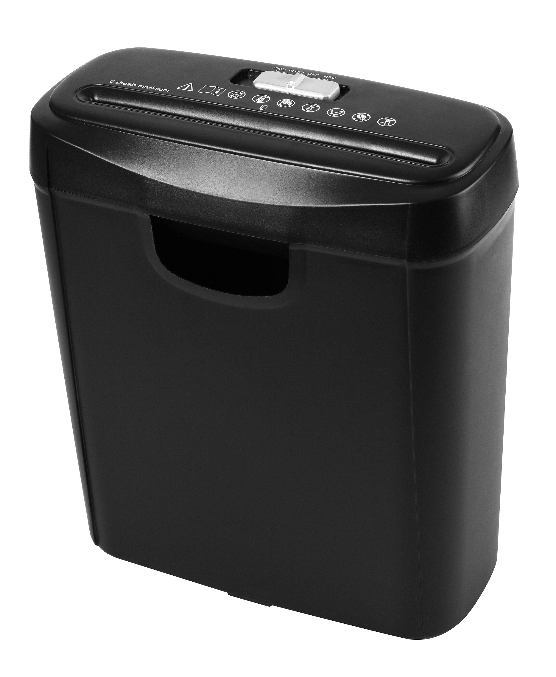 Manual Paper Shredder 6 Sheets Strip Cut Mini Plastic Shredder Affordable and Durable