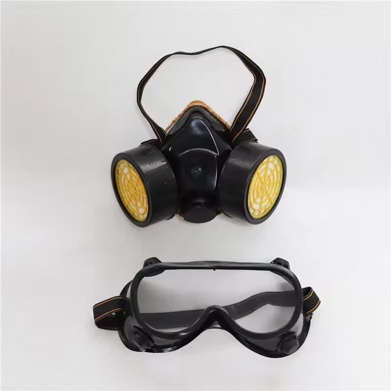 Professional High Quality Anti Harmful Gas Anti-Dust Spray Chemical Gas Dual Cartridge Respirator Paint Filter Mask
