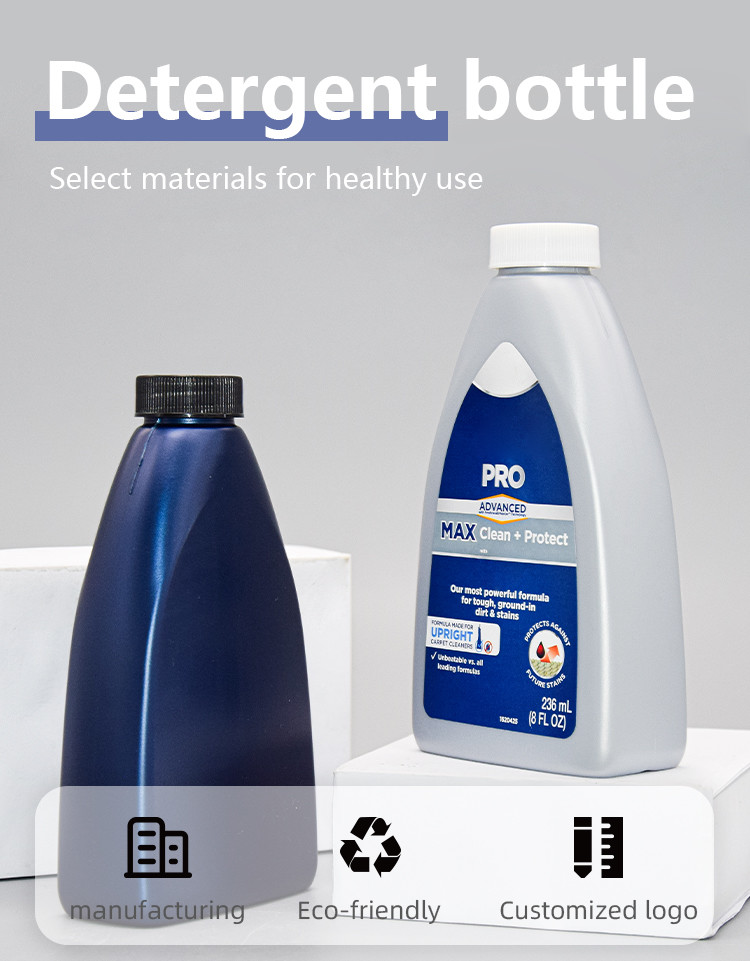 250ml Customized Color And Logo PP Cap HDPE Bottle Aluminum Foil Gasket Heat Seal UKH18