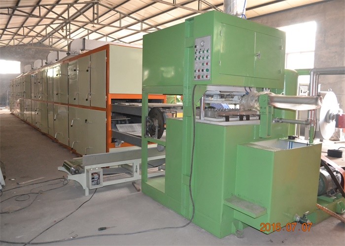 Reciprocating Type Pulp Molding Machine For Apple Tray / Wine Tray CE Certificate