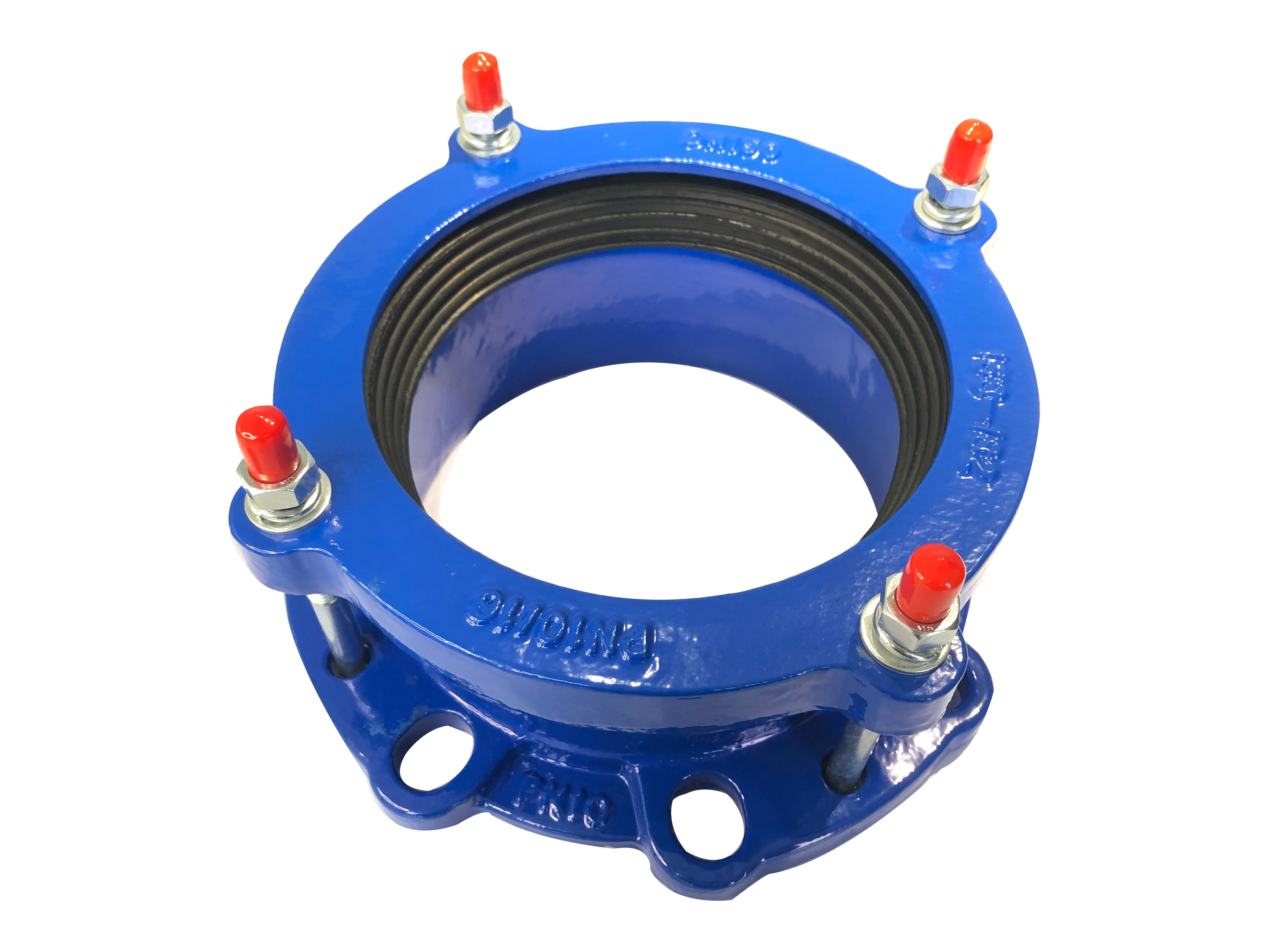 Carbon Steel Flexible Universal Dresser Coupling Blue Epoxy Coated Joints