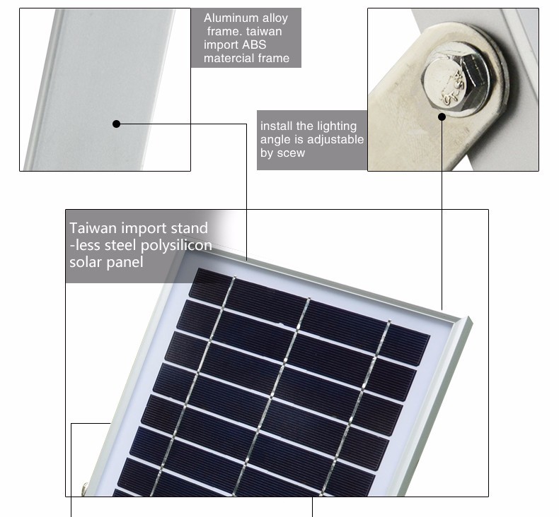 500D Outdoor Rechargeable IP65 waterproof street light solar led flood lighting
