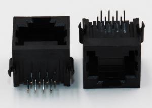 Buy cheap 90 Degree Ethernet Connector RJ45 Single Port 8P8C Jacks Halogen - Free product