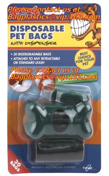 High Quality Eco-friendly Degradable Fashion With Printing Doggy Pet Dog Waste Poop Bags, Eco friendly pet dog waste poo