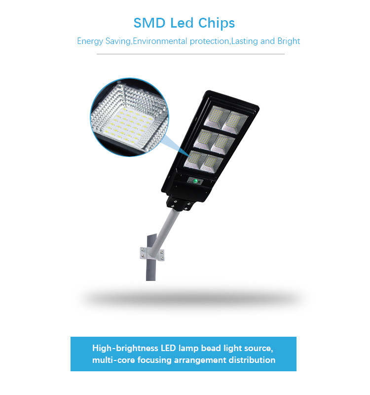 Motion Sensor IP65 120W All In One Solar Street Light