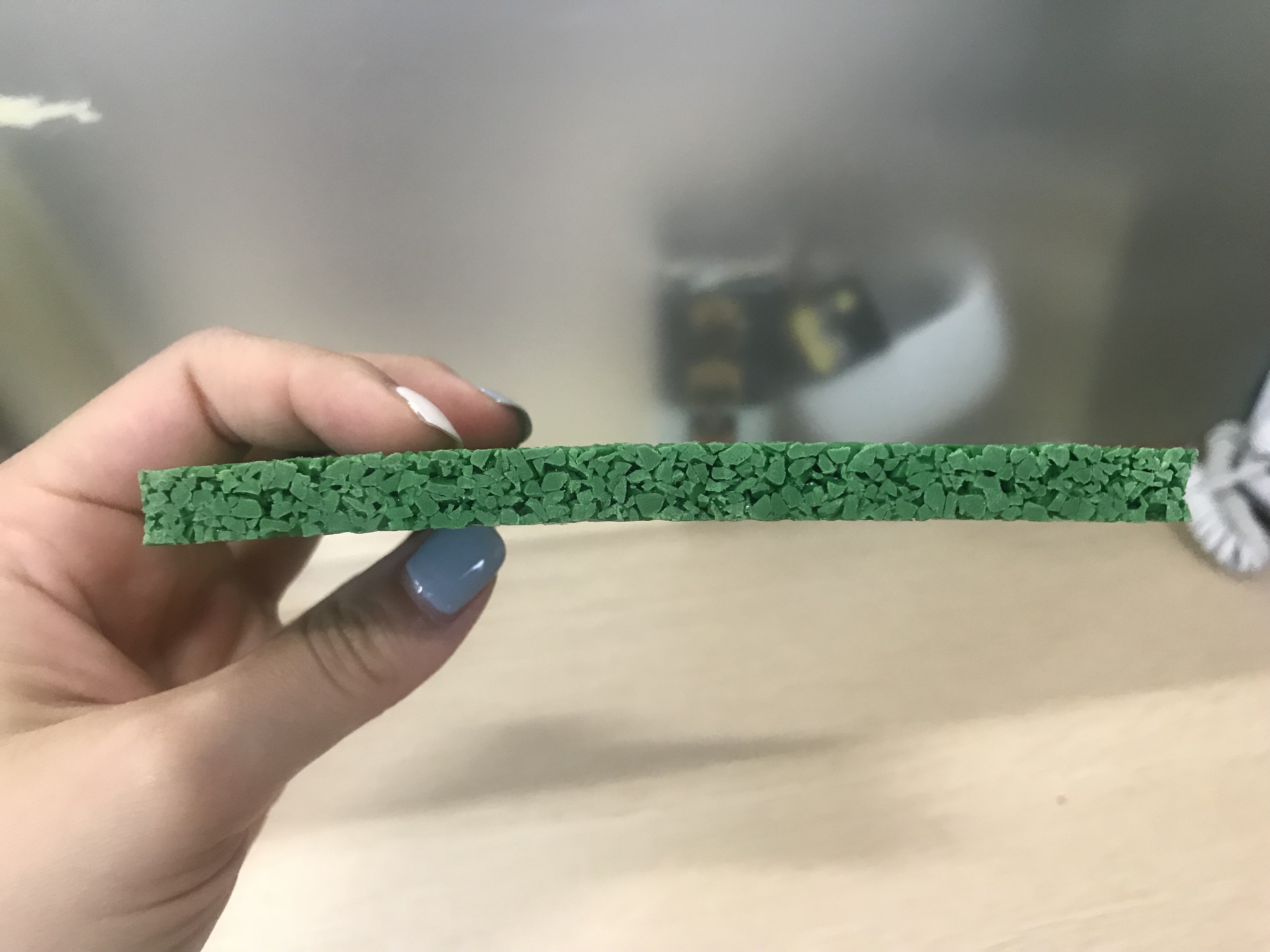Breathable Low Density Non Slip EPDM Crumb Rubber