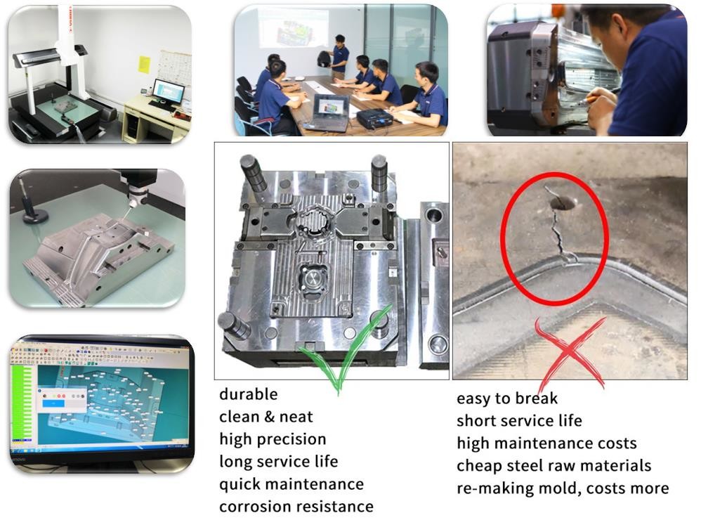 Multi Cavity P20H tooling for plastic injection molding 500000 Cycle