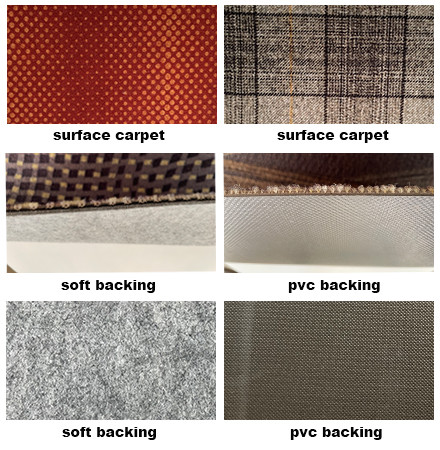 Artistic Style Commercial Modular Carpet Loop Pile Soft Backing Pvc Backing Carpet