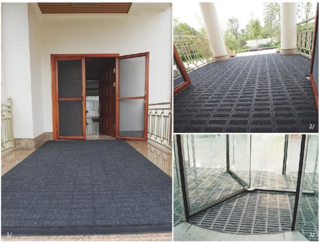 Thickness 16mm Hotel Entrance Mats Door Entrance Mats Antistatic Flexi Guard
