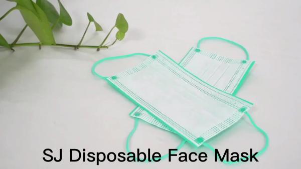 White list S&J Factory CE approved China medical mask supplier Type IIR 3ply