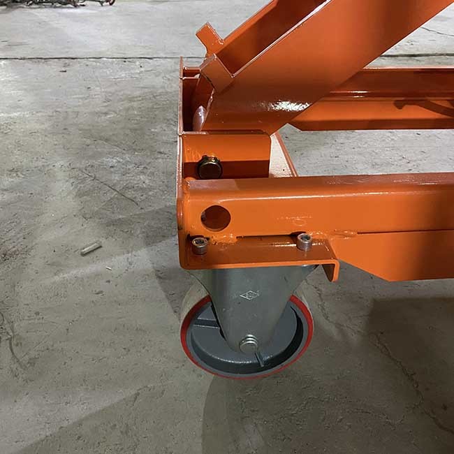 800kg Manual Hydraulic Scissor Lift Double Scissor Max Height 1410mm