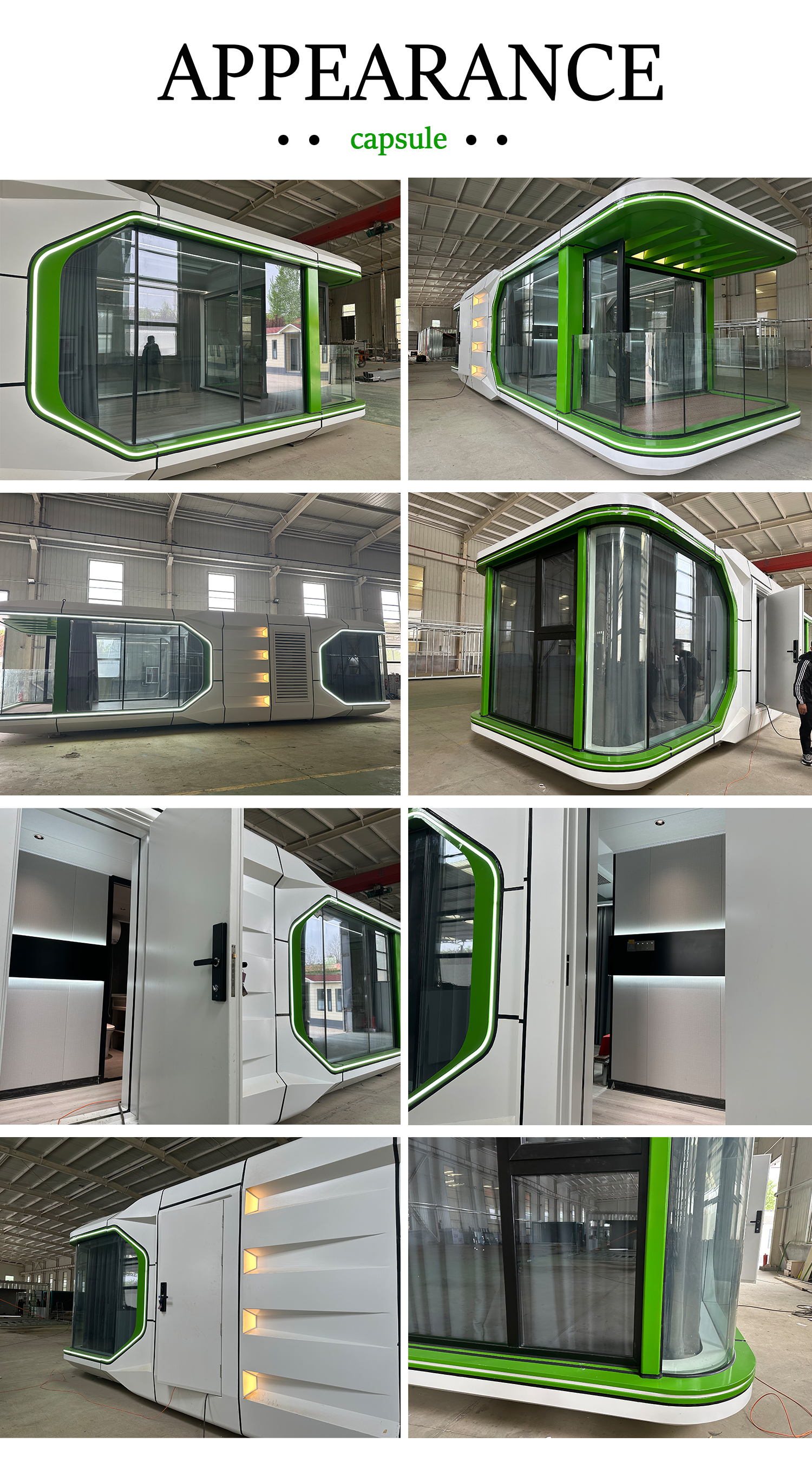 Luxury Mobile Hotel Home Stay Resort Building Prefab Vessel Capsule Cabin